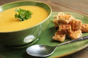 Soep van drie wortelgroenten (low FODMAP)