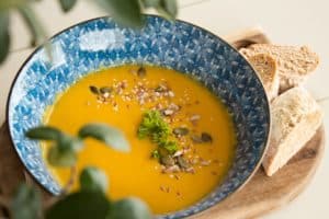 Pompoen-wortelsoep (low FODMAP)
